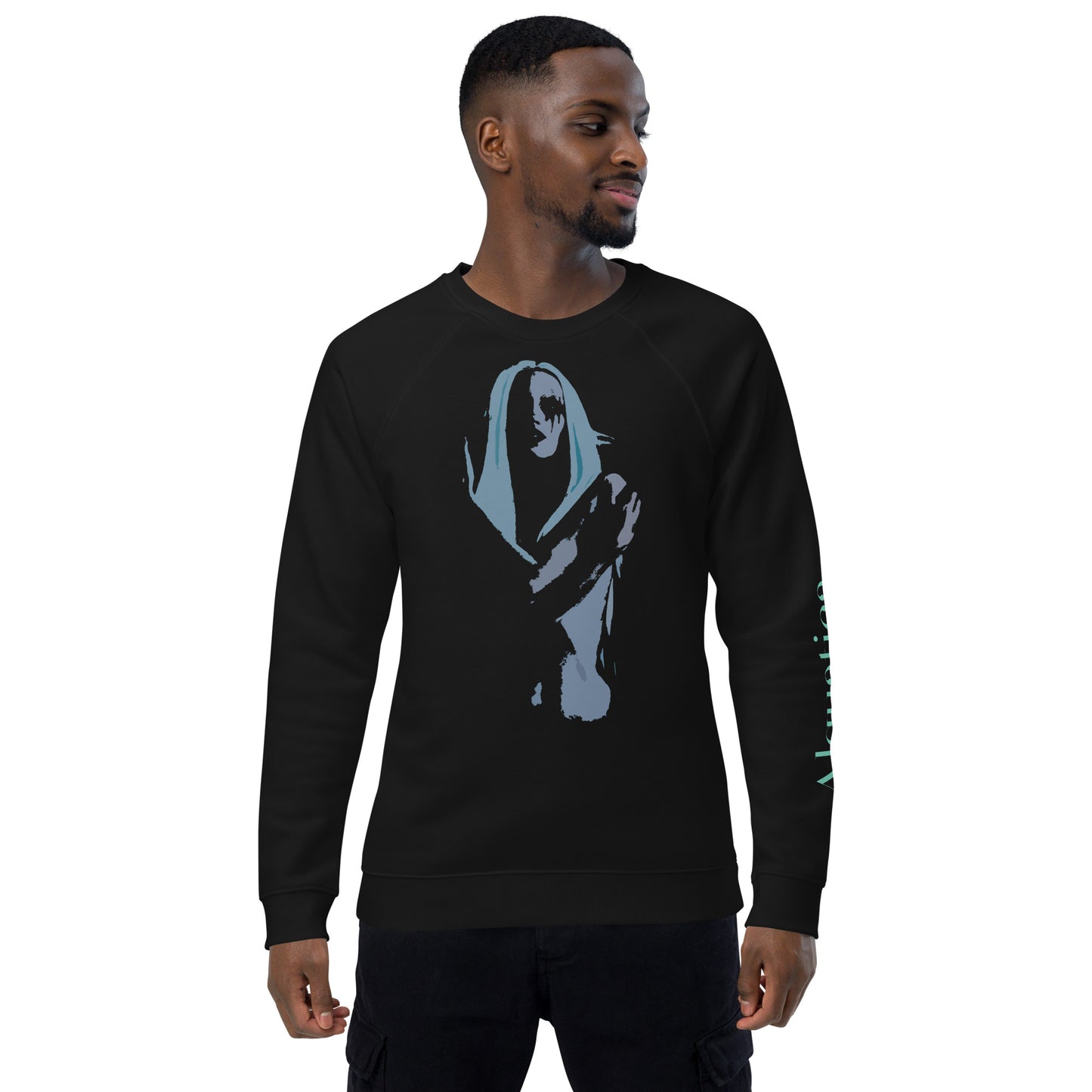 Unisex Night Elf Alquatica organic raglan sweatshirt