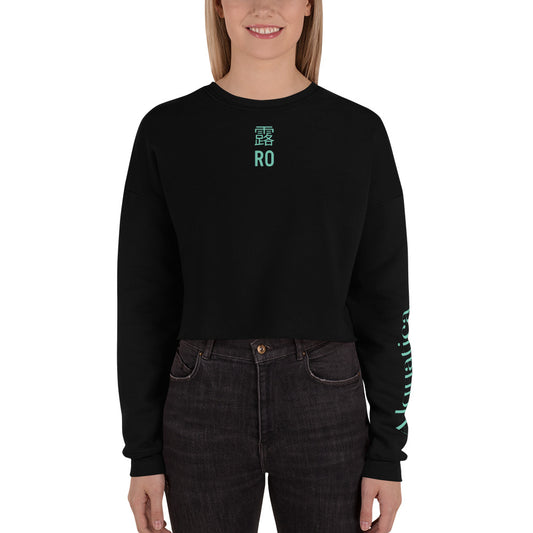Ro Dewdrop Kanji Alquatica Crop Sweatshirt