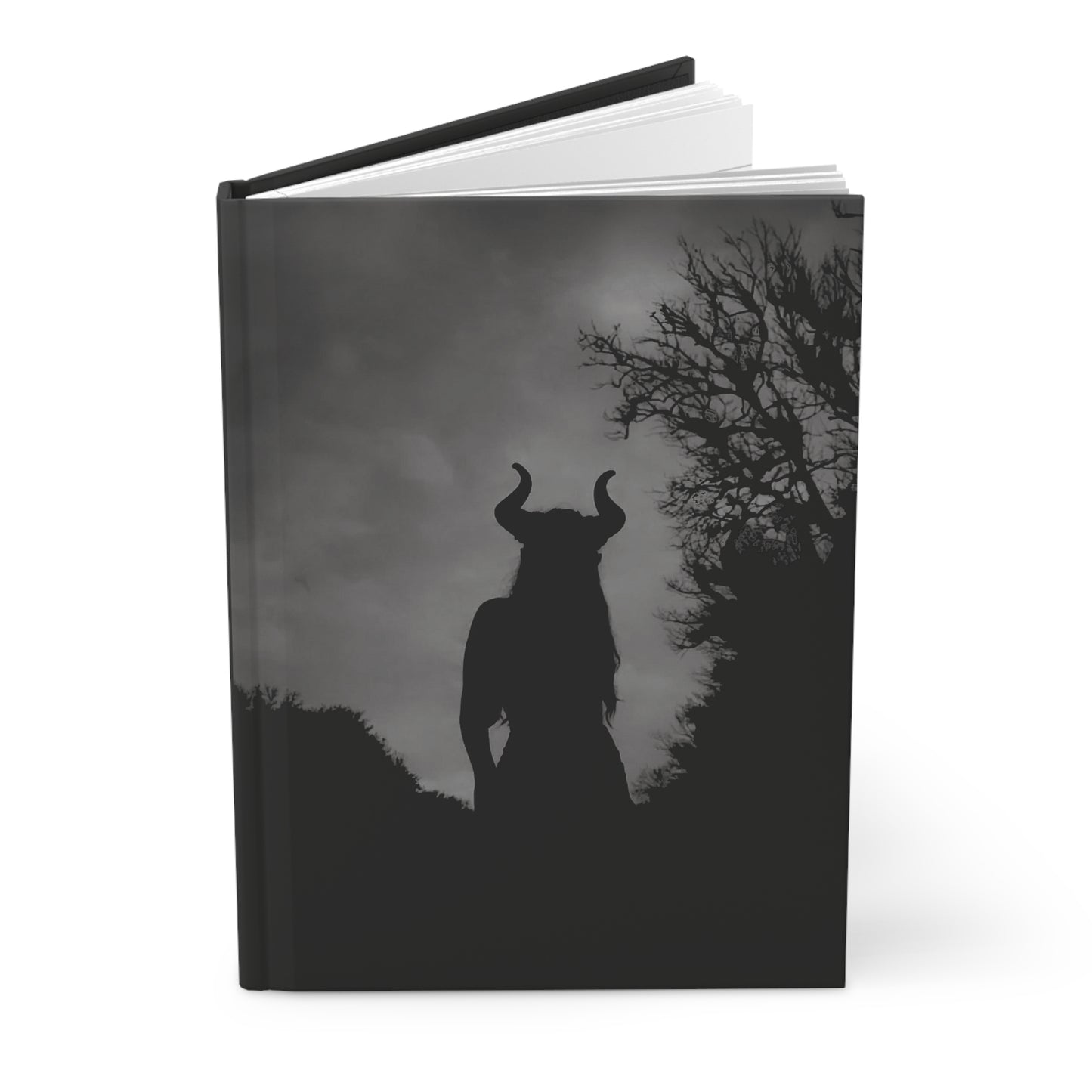 Horned Goddess Manifestation Journal | Hardcover Journal of Sovereignty & Becoming | Dark Feminine Gothic Fantasy Notebook