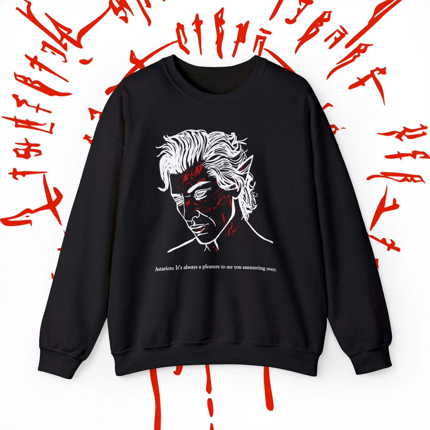 Astarion Sauntering Bloody BG 3 Sweatshirt V2