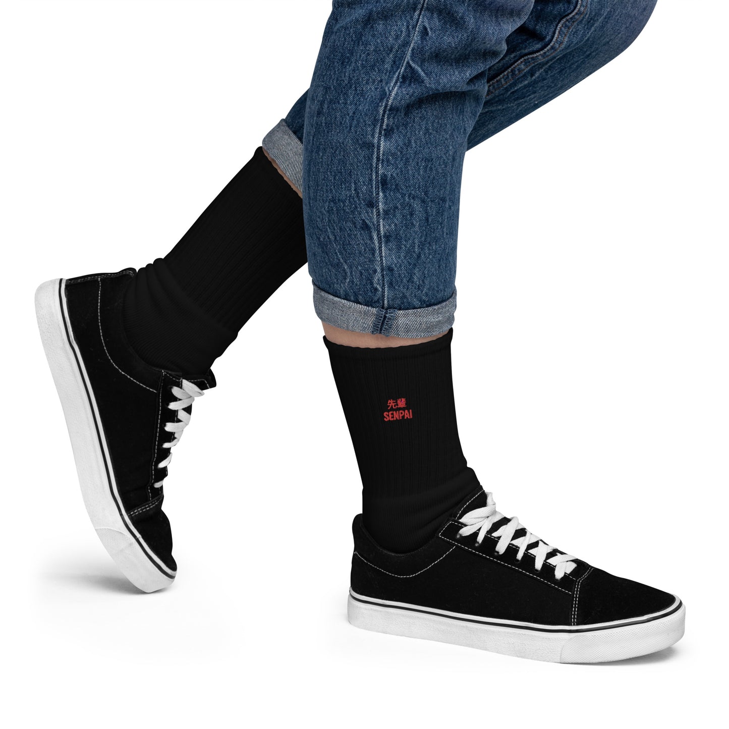 SENPAI Embroidered socks