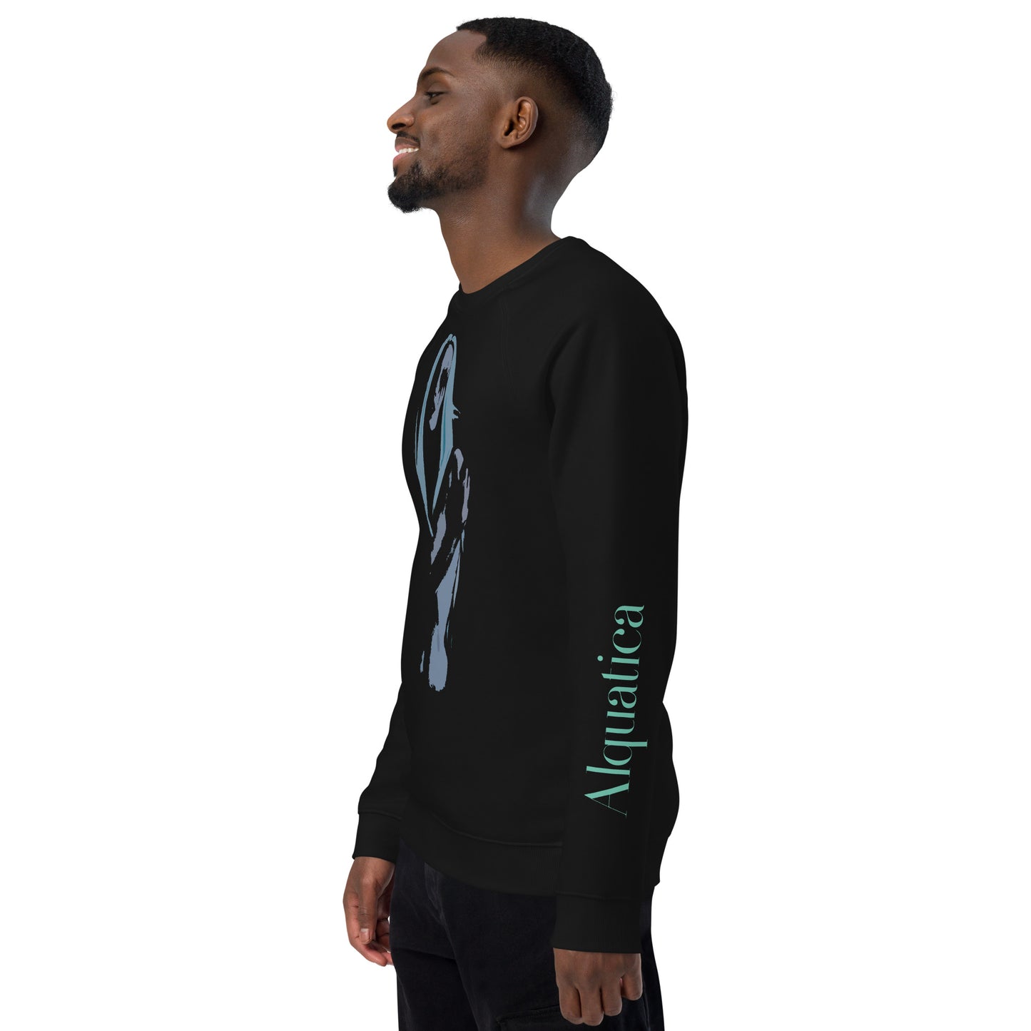 Unisex Night Elf Alquatica organic raglan sweatshirt