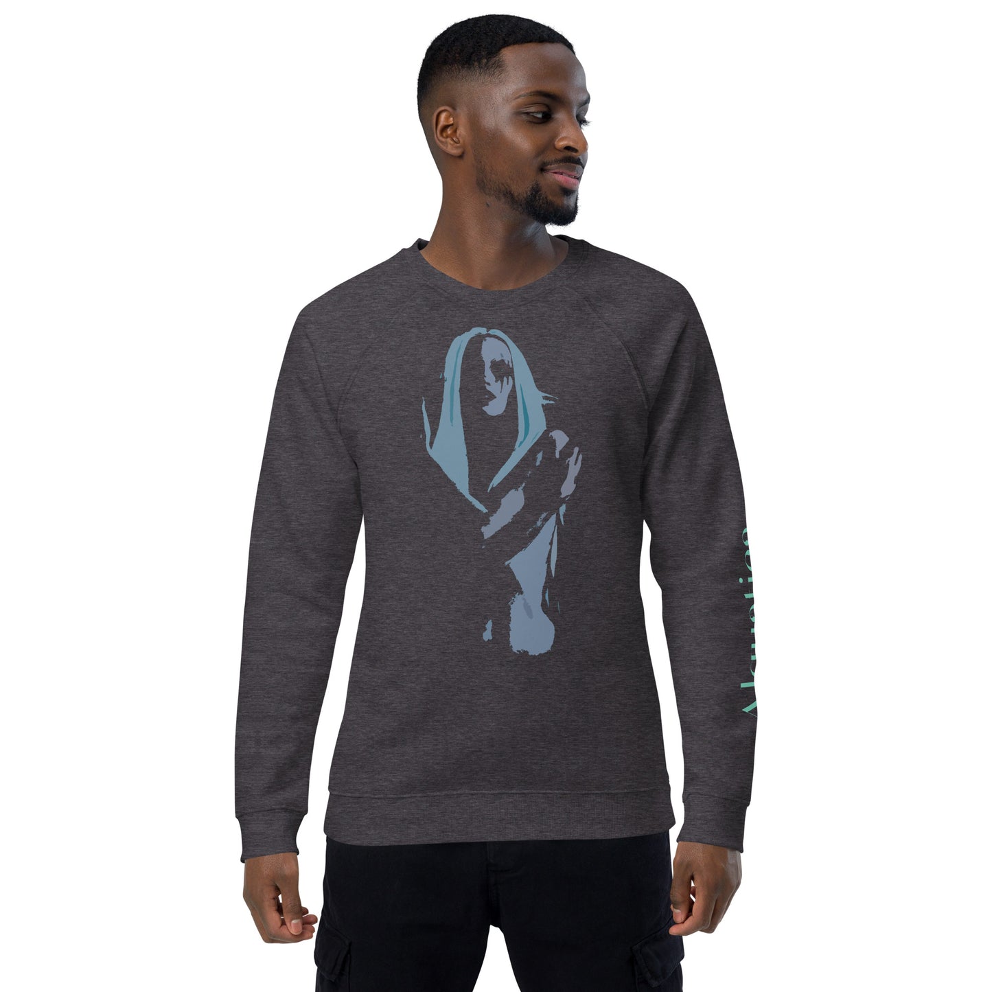 Unisex Night Elf Alquatica organic raglan sweatshirt