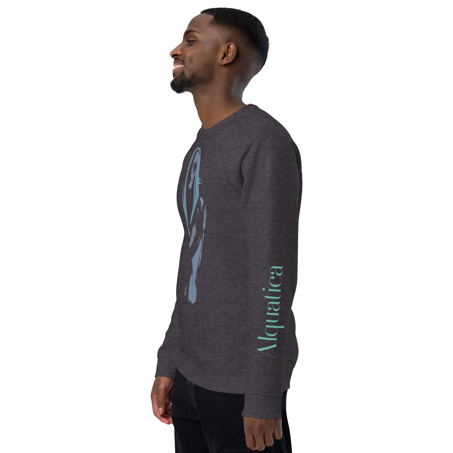 Unisex Night Elf Alquatica organic raglan sweatshirt