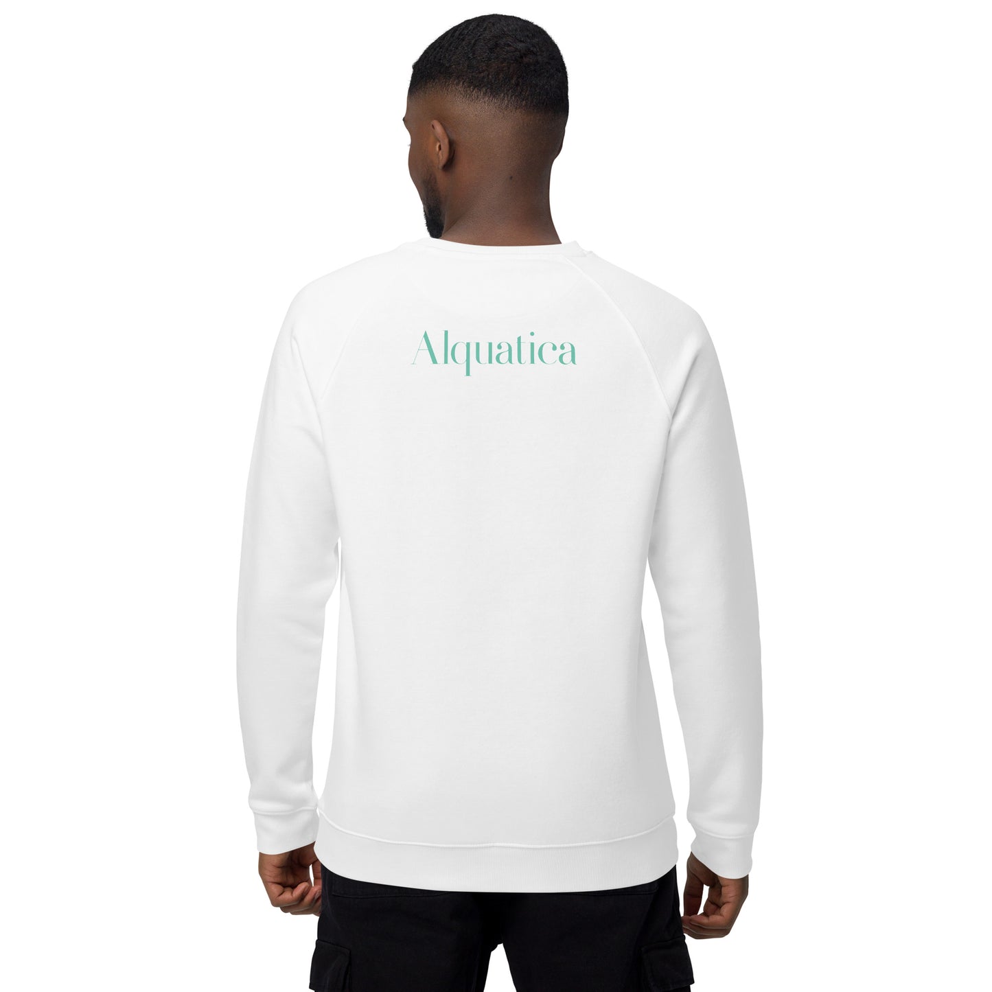 Unisex Senpai organic raglan sweatshirt